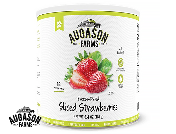 AF: Freeze-Dried Sliced Strawberries Can
